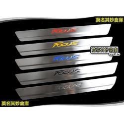 莫名其妙倉庫【CS003 彩色字體迎賓踏板】New Focus MK3.5 配件精品空力套件 2015
