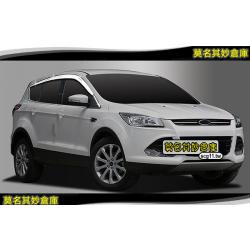莫名其妙倉庫【5L051 進口鍍鉻晴雨窗】高級車專用 提升質感 韓國原裝 非大陸貨 2017 Ford KUGA