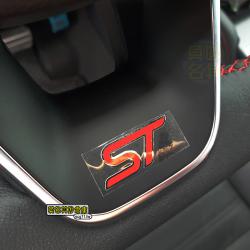 台灣現貨 莫名其妙倉庫【4S137 方向盤ST小字標】FOCUS MK4 紅標 字標 自標 ST 方向盤